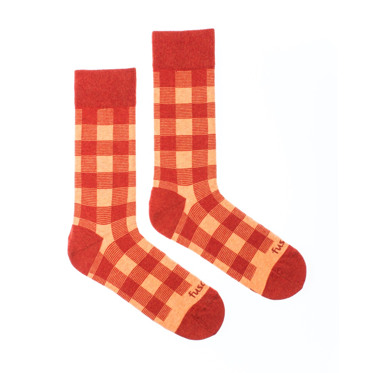 Ponožky Karo orindž Fusakle