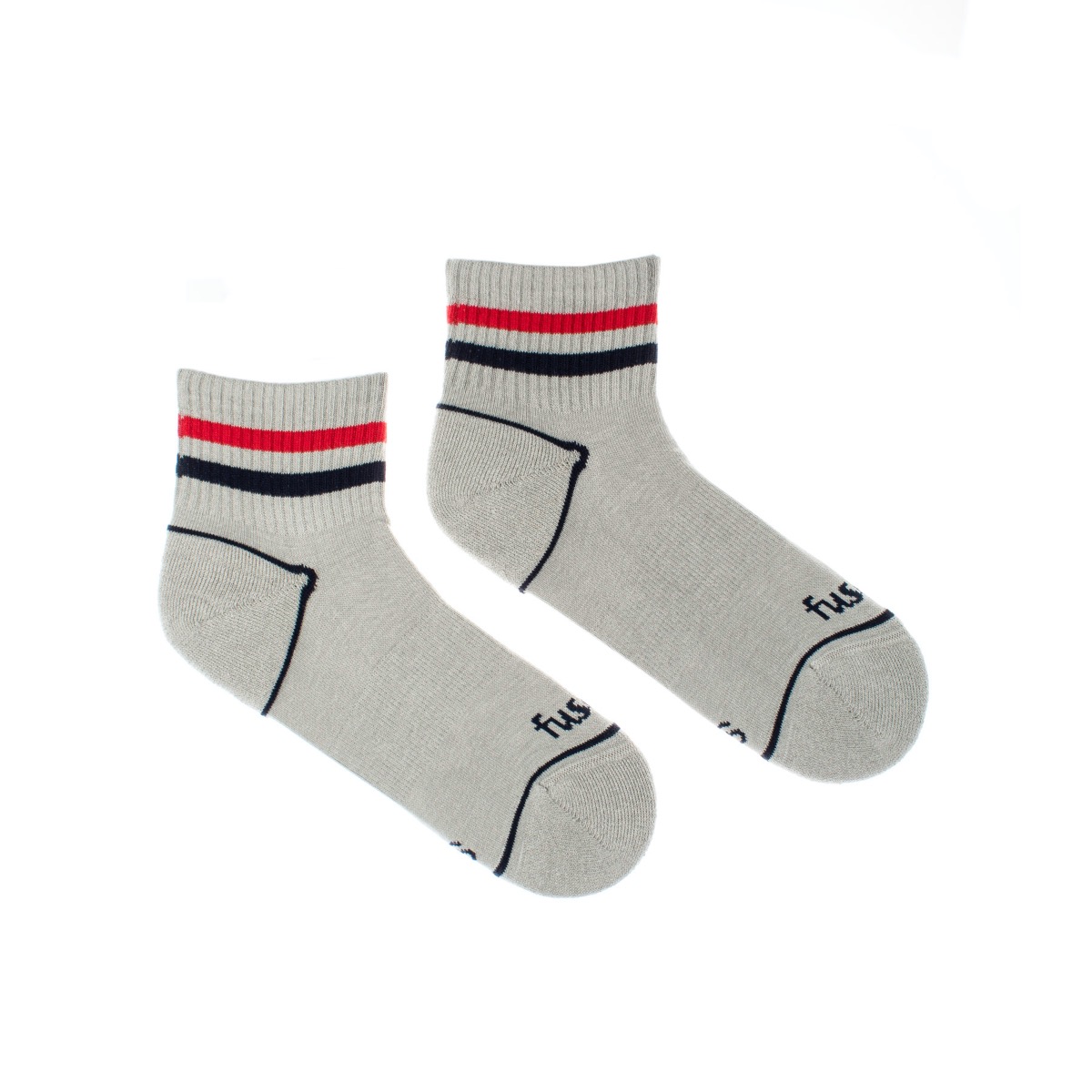Ponožky Makač nízký šedý Fusakle