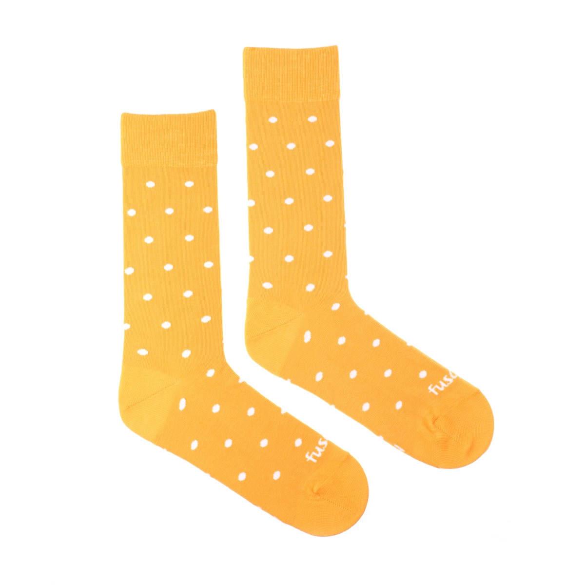 Ponožky Tečky hořčice Fusakle