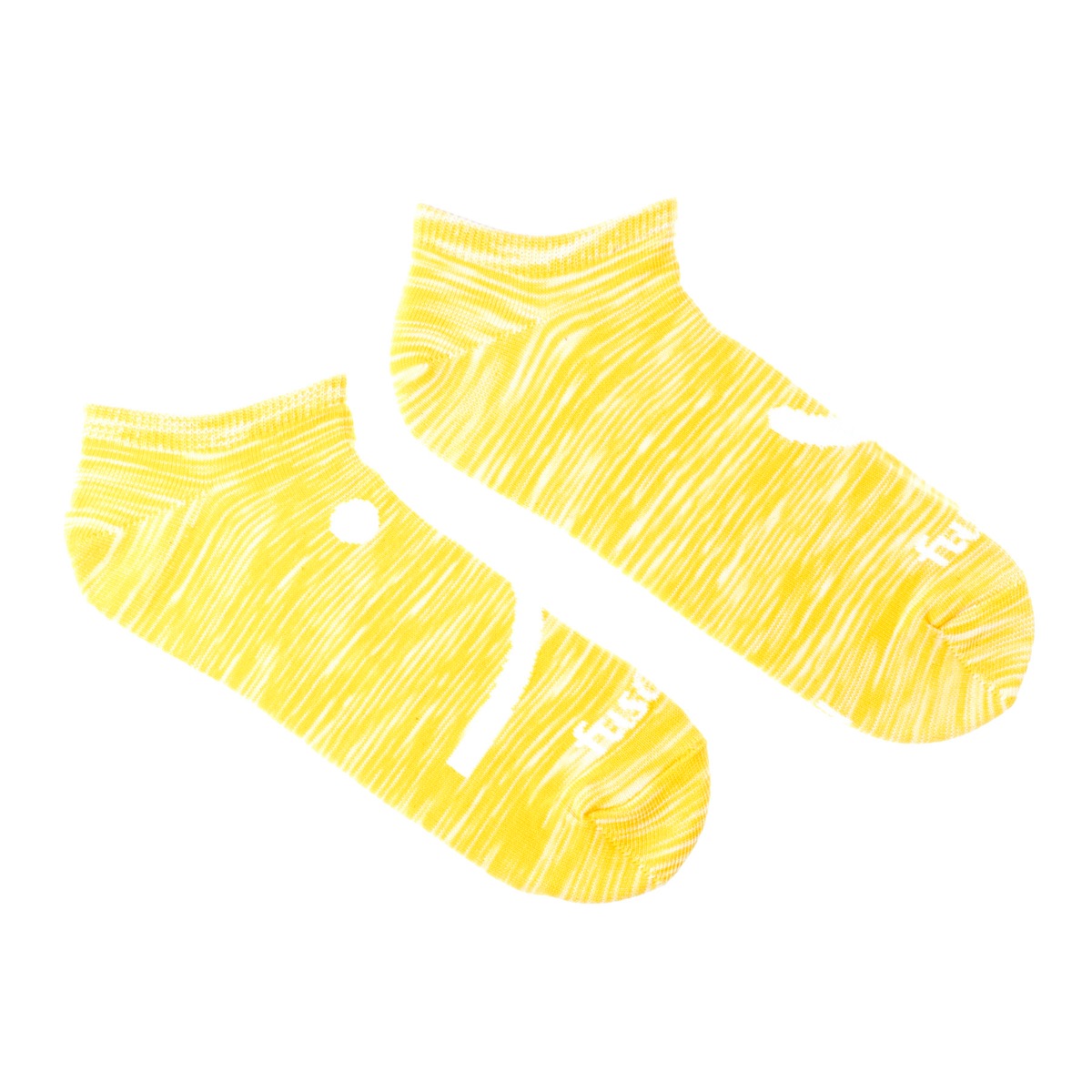 Kotníkové ponožky Smajl žlutý Fusakle