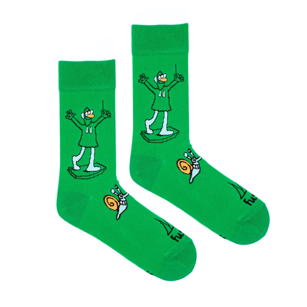 Ponožky Jů a Hele zelené CZ Fusakle