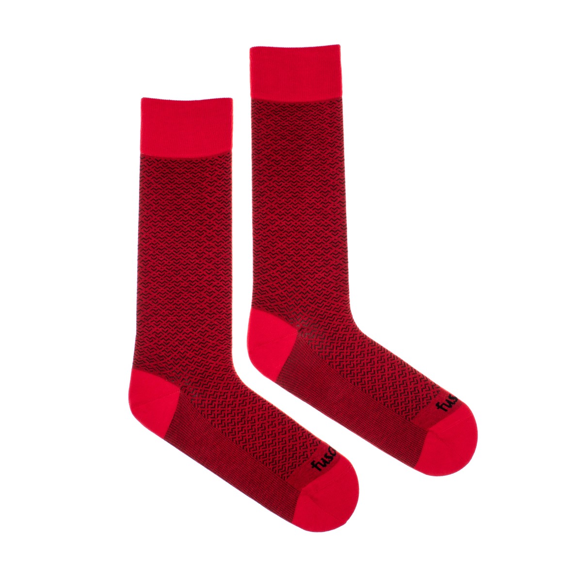 Pánské ponožky Fešák červený Fusakle