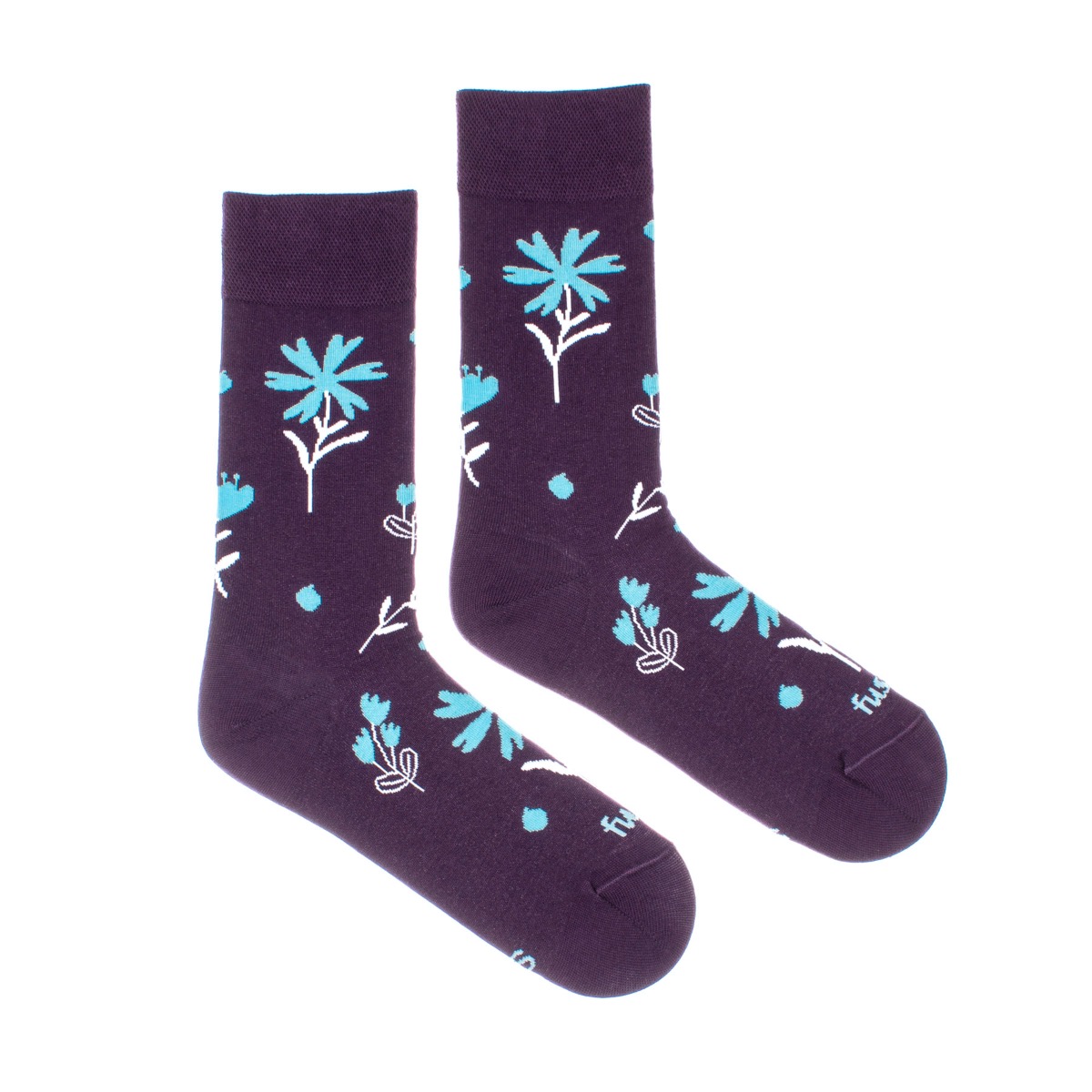 Ponožky Modrotisk Polní květy Fusakle