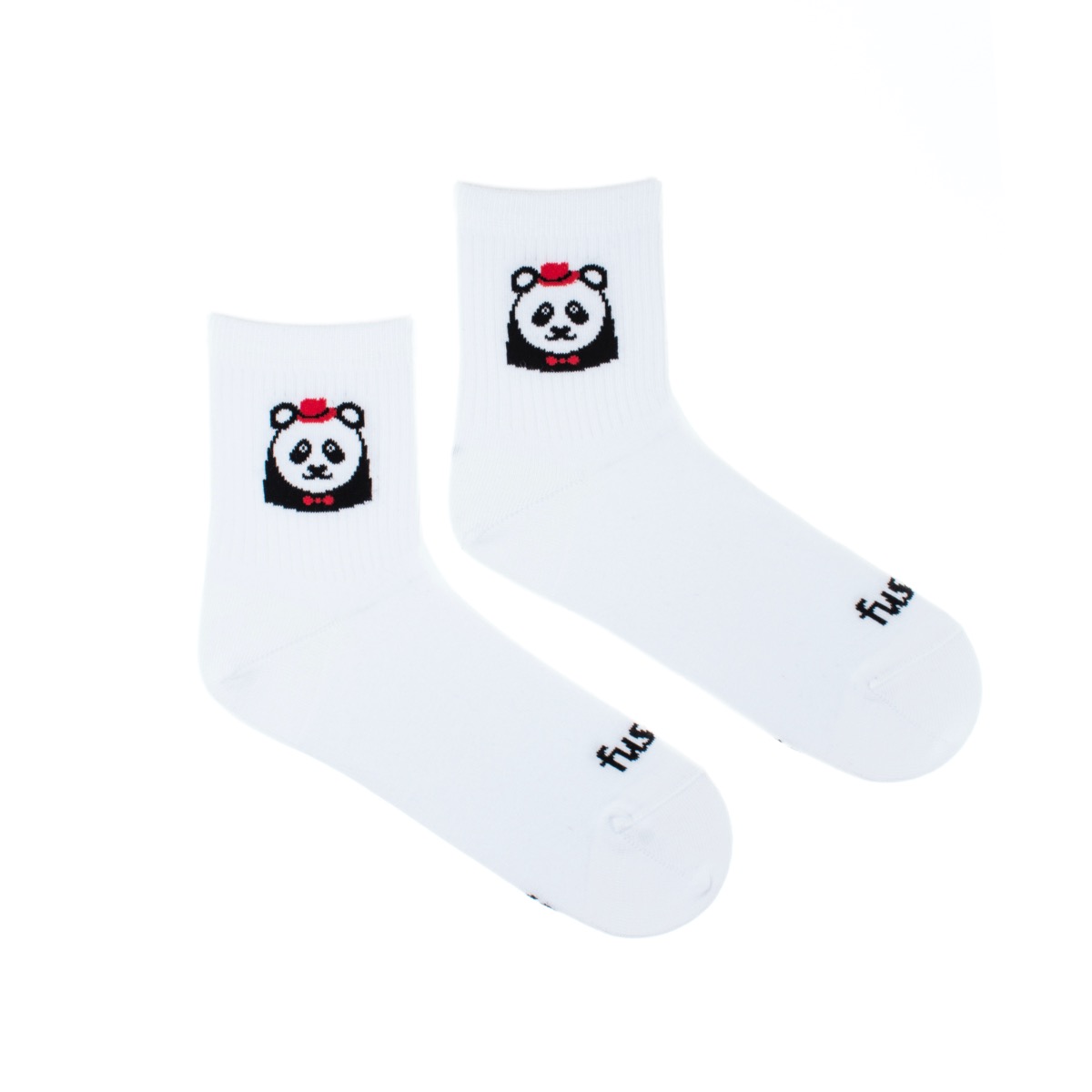Ponožky Panda žebrovaná Fusakle