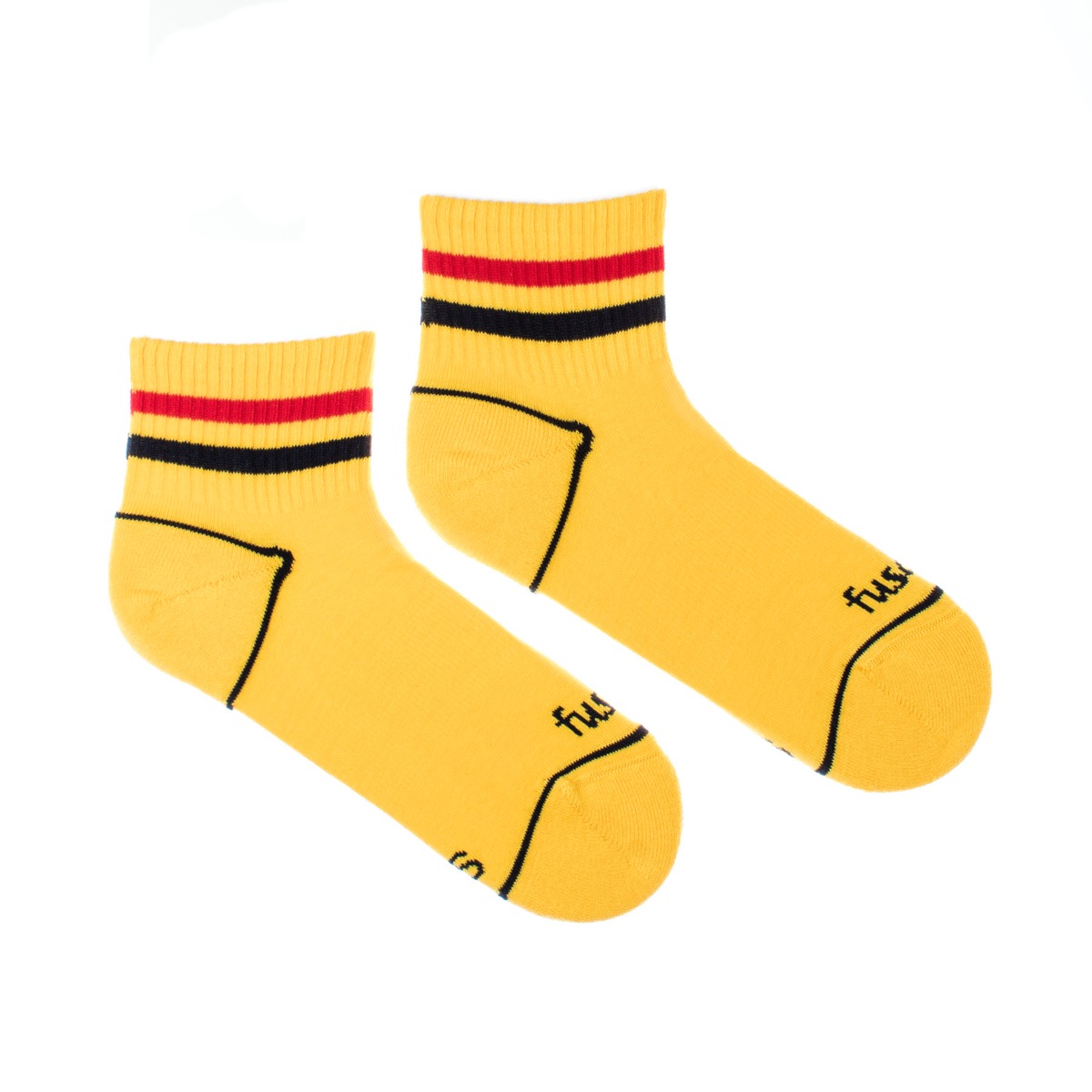 Ponožky Makač nízký žlutý Fusakle
