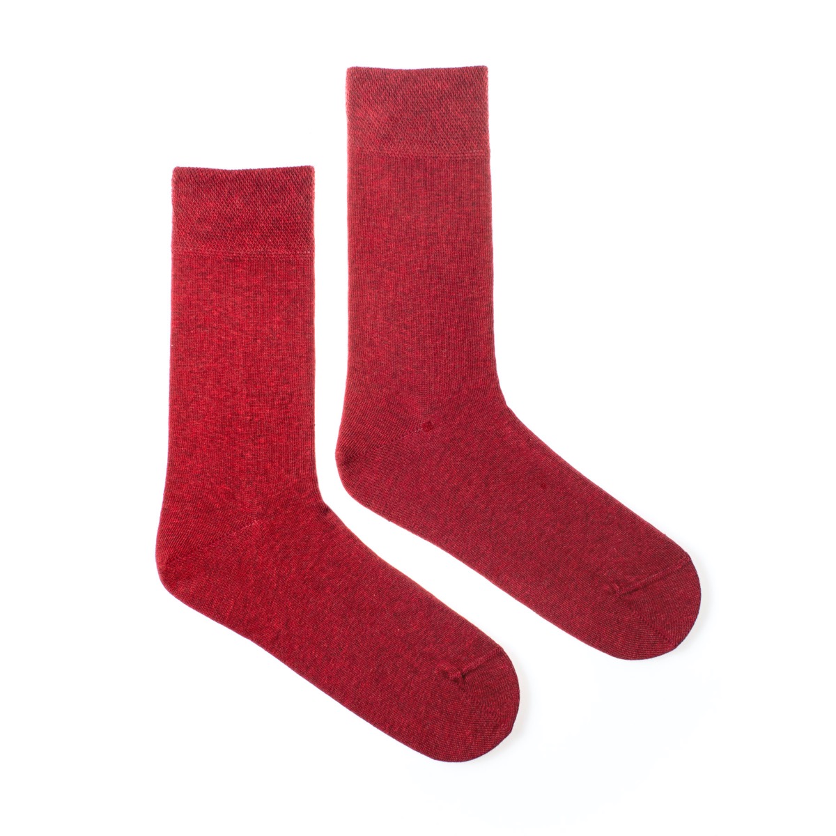 Ponožky Klasik melír červený Fusakle