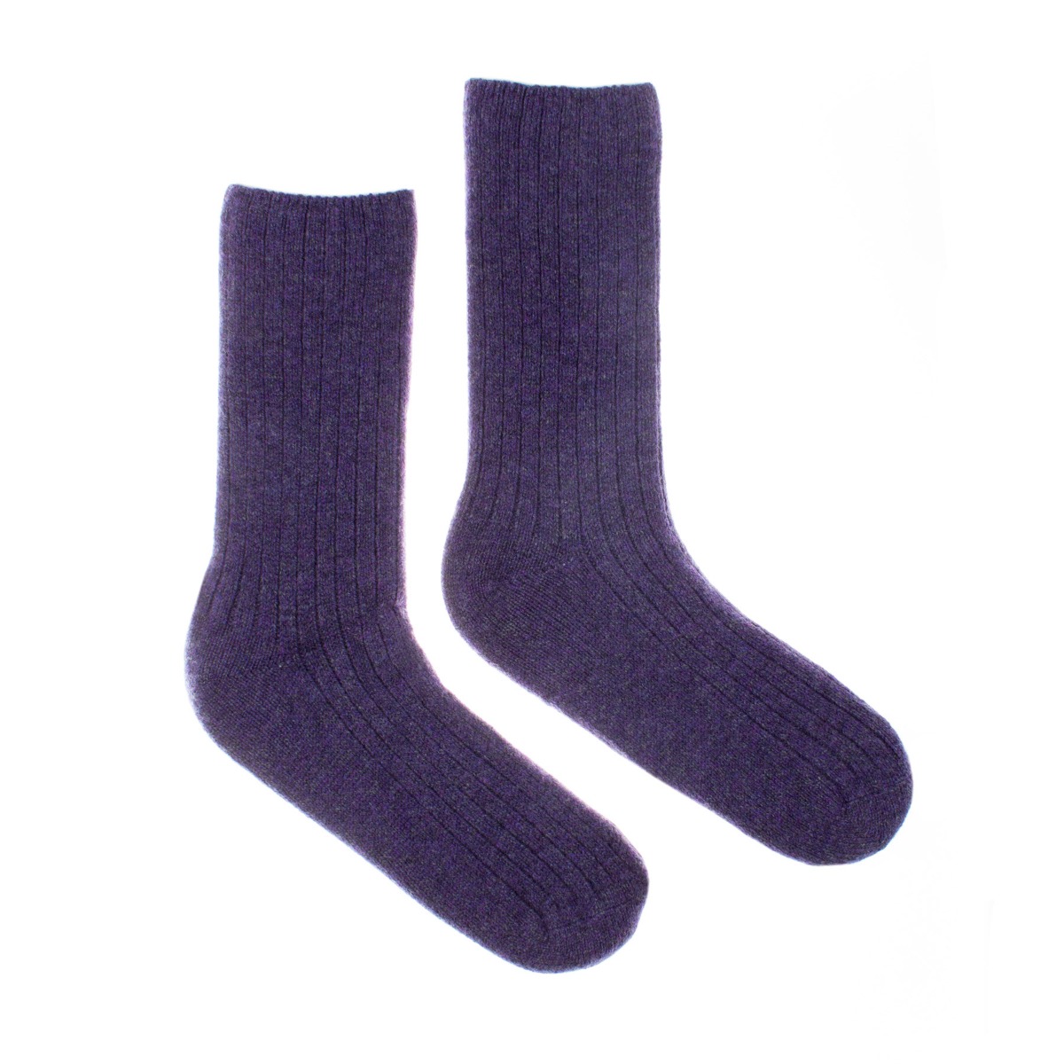 Vlněné ponožky merino Vlnáč Meriňák fialkový Fusakle