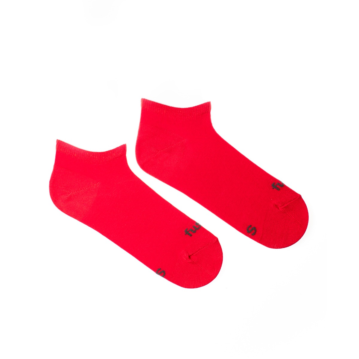 Kotníkové ponožky Bambusák červený Fusakle