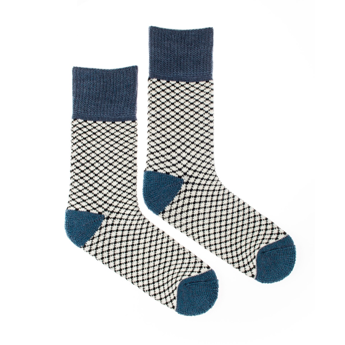 Vlněné ponožky Vlnáč Slunce modré Fusakle