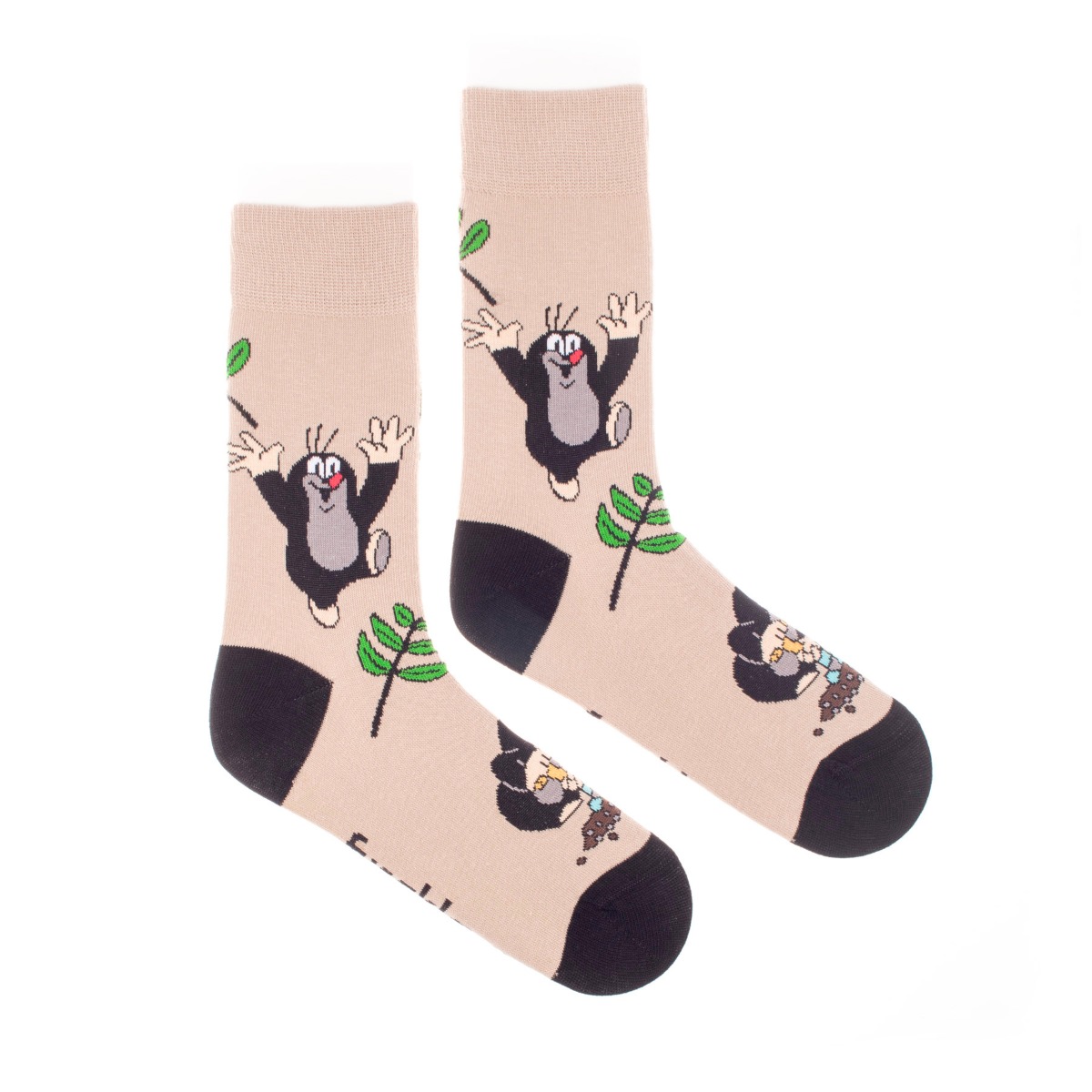 Ponožky Krtek hnědý Fusakle
