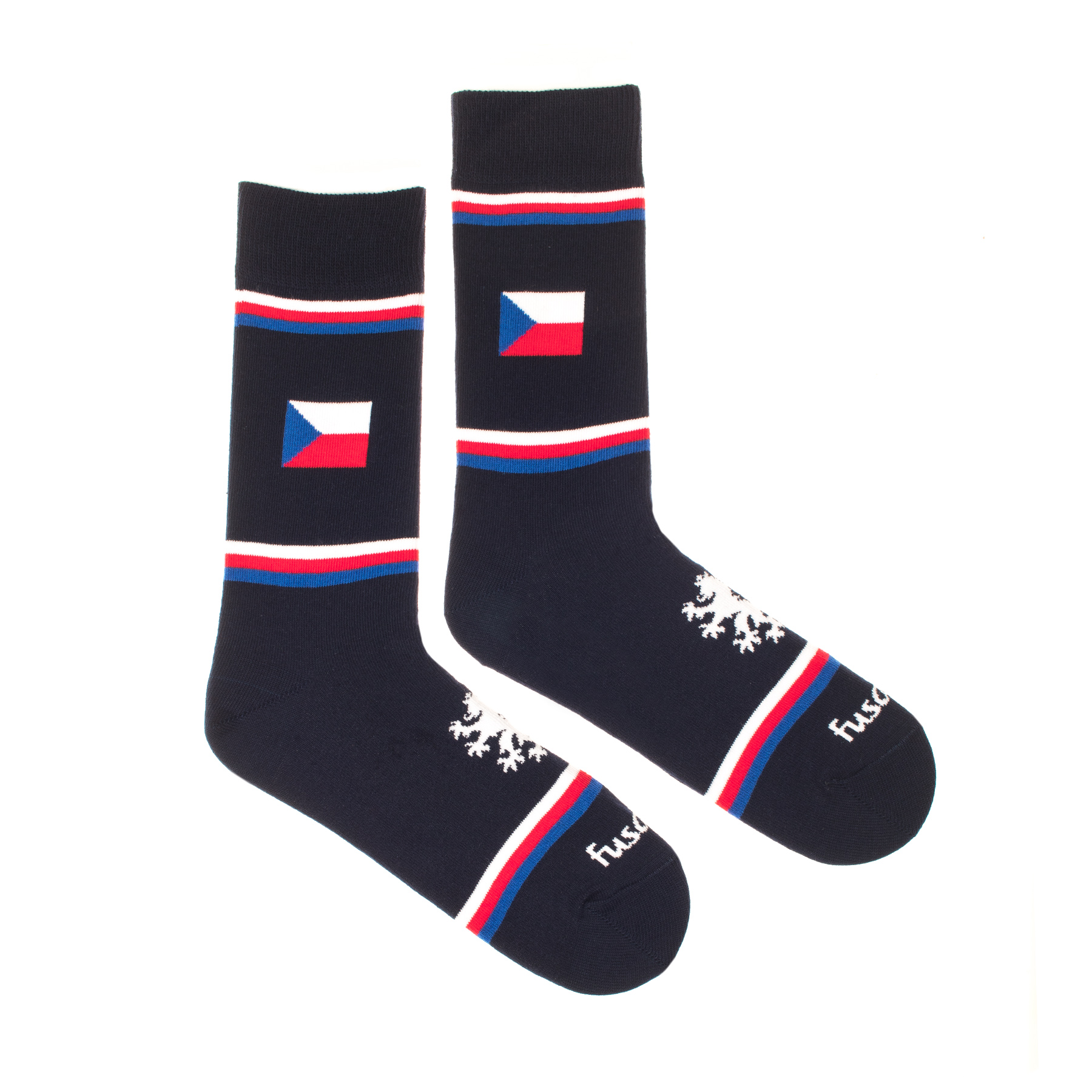 Ponožky Česká vlajka Fusakle