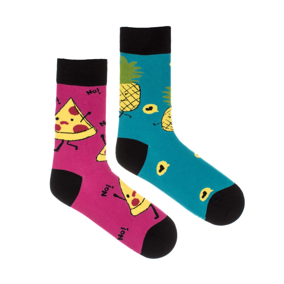 Ponožky Feetee Pizza Hawai Fusakle