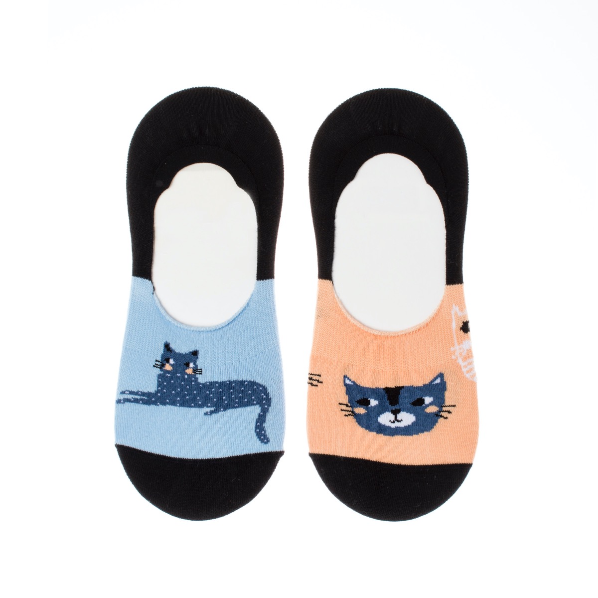 Neviditelné ponožky Feetee Cats Fusakle