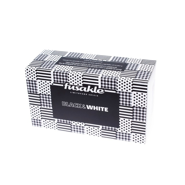 Darčeková krabička čierno-biela