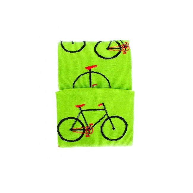 Ponožky Cyklista retro zelený