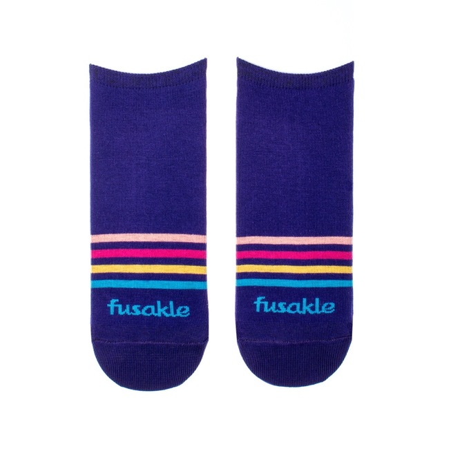 Členkové ponožky Pásik indigo