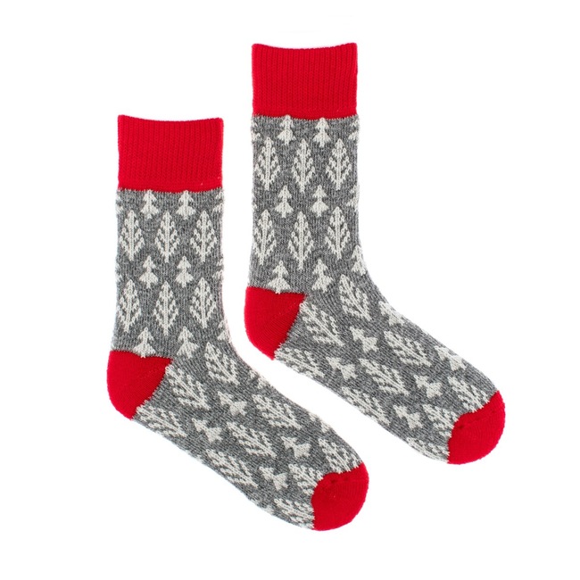 Vlnené ponožky Vlnáč smrekočervený