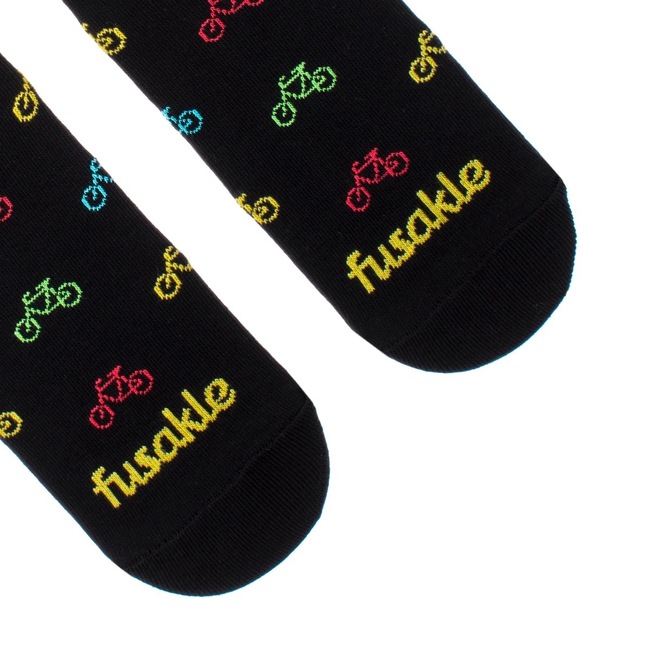 Členkové ponožky Cyklista čierny