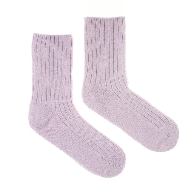 Vlnené ponožky Vlnáč Meriňák levandulový