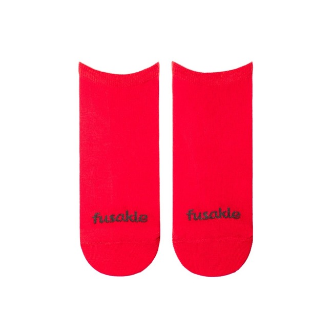 Členkové ponožky Bambusák červený