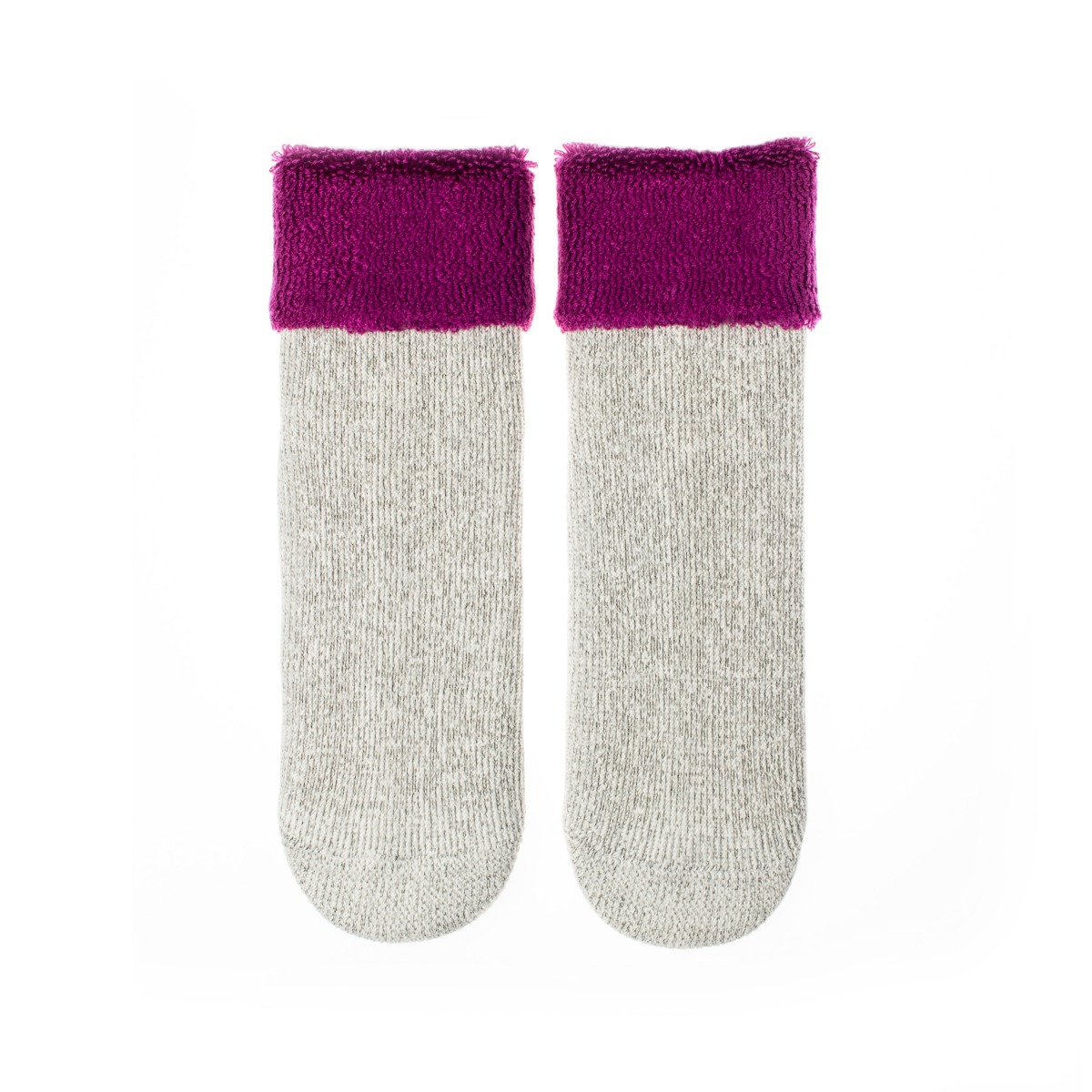 Vlnené ponožky Vlnáč Kožuch fialový