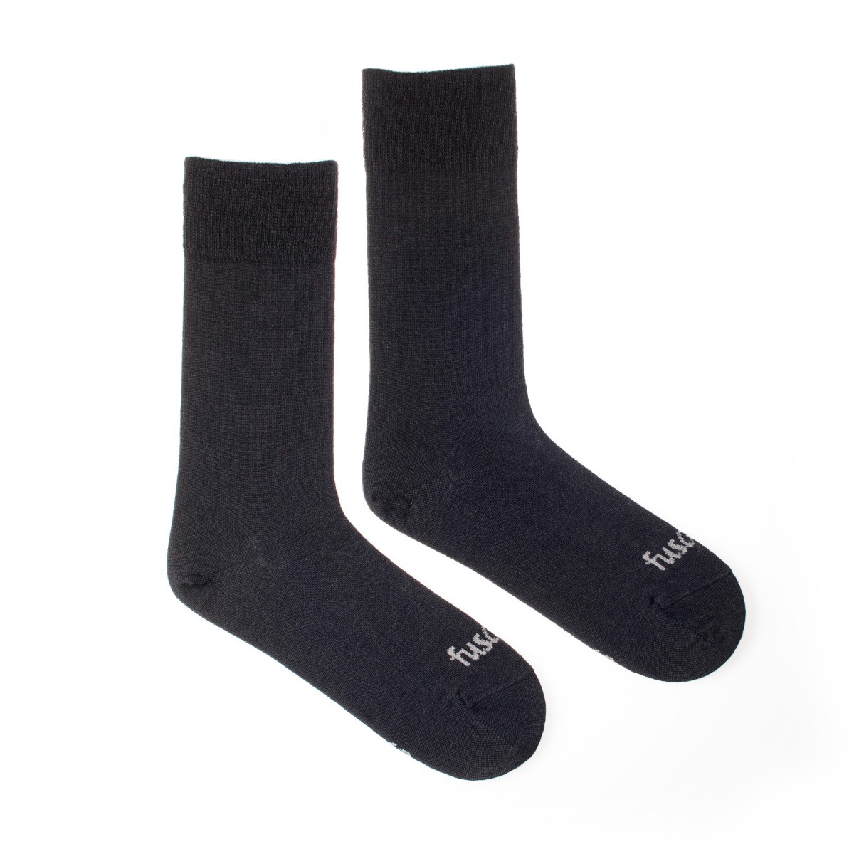 Ponožky merino čiernočierne