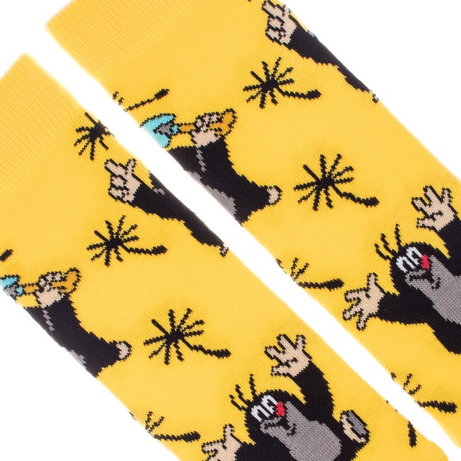 Detské ponožky Krtek žltý