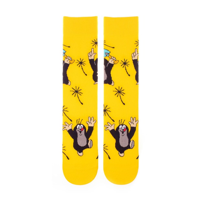 Ponožky Krtek žltý