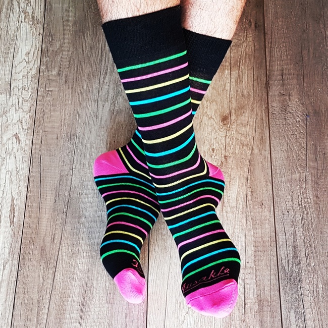 Pánske ponožky Gentleman neón