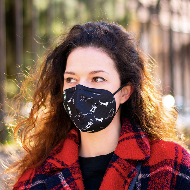 Ochranná maska s FFP2 filtrom Fusakle ČaukyMňauky