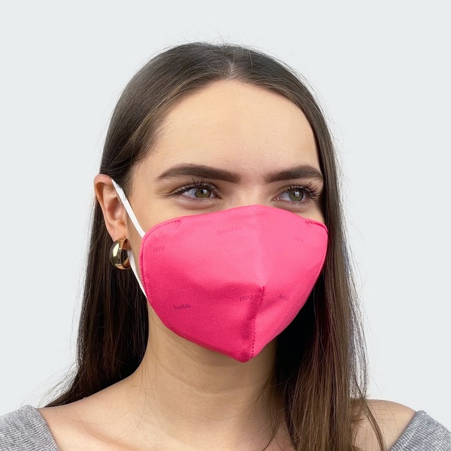 Ochranná maska s FFP2 filtrom Fusakle Decenťák ružový