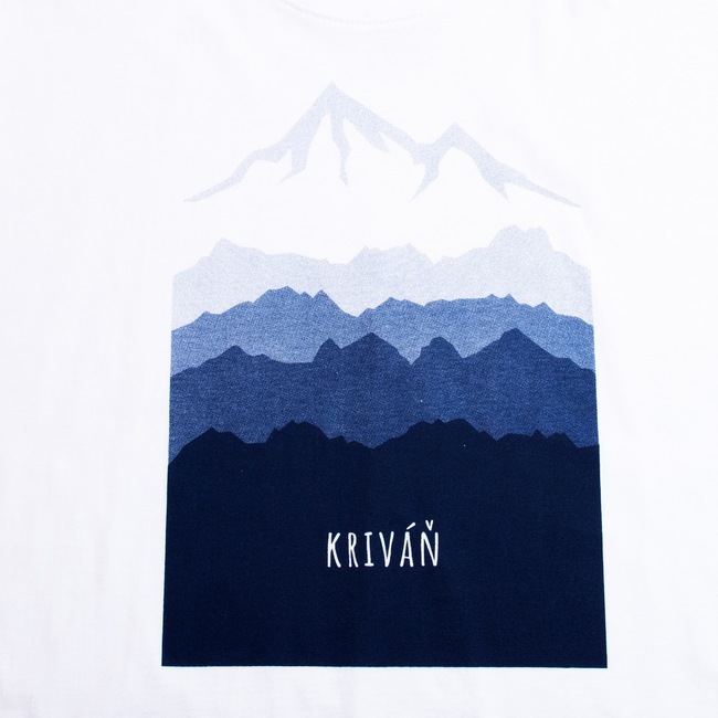 Tričko Tatry Kriváň Biele