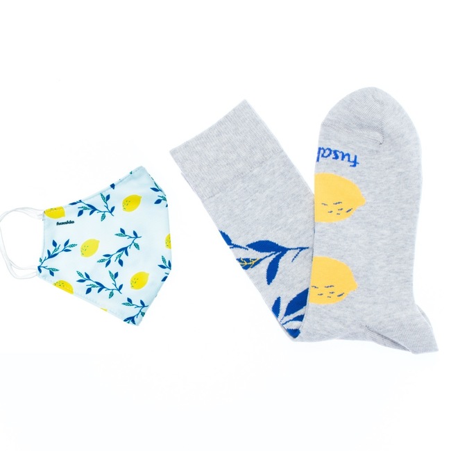 Set Citronista rúško + ponožky