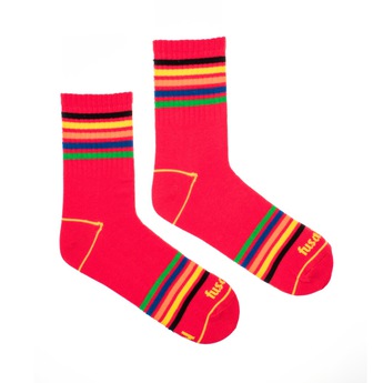 Ponožky Retrošport červené