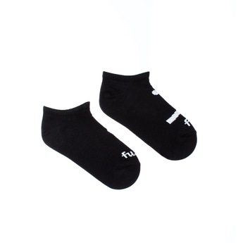 Dětské kotníkové ponožky Smajlík černé