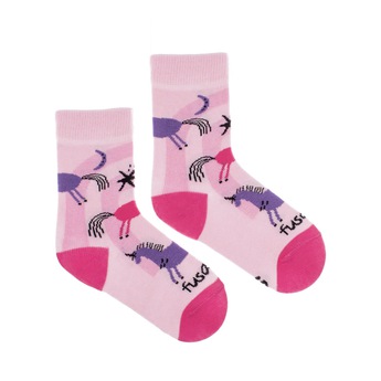 Dětské ponožky Jednorožec růžový