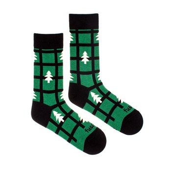 Ponožky Stromec zelený