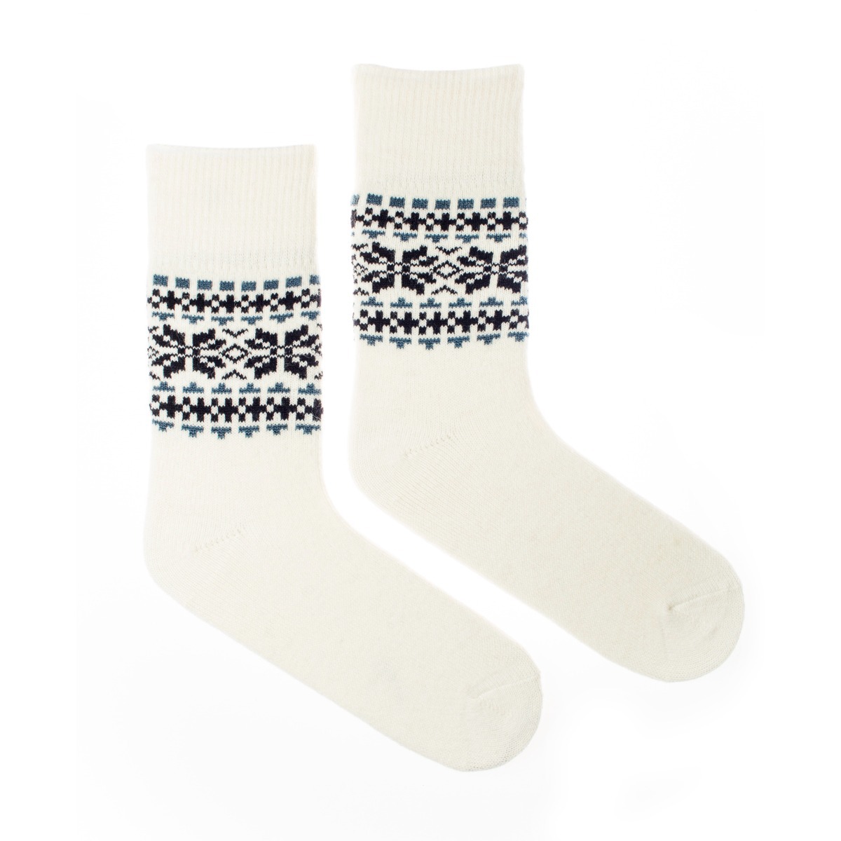 Vlněné ponožky Vlnáč Zima bílý