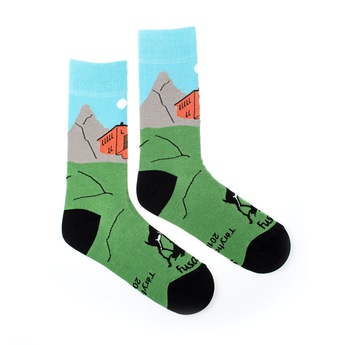 Ponožky Téryho chata s kamzíkem