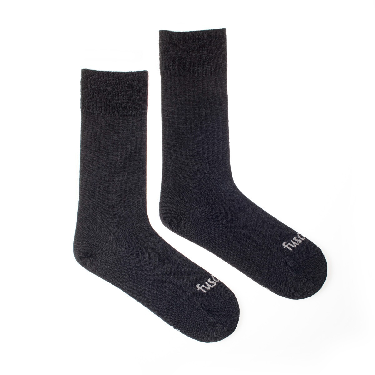 Letné ponožky merino čiernočierne