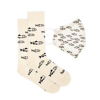 Set Chyť rybu rúško + ponožky