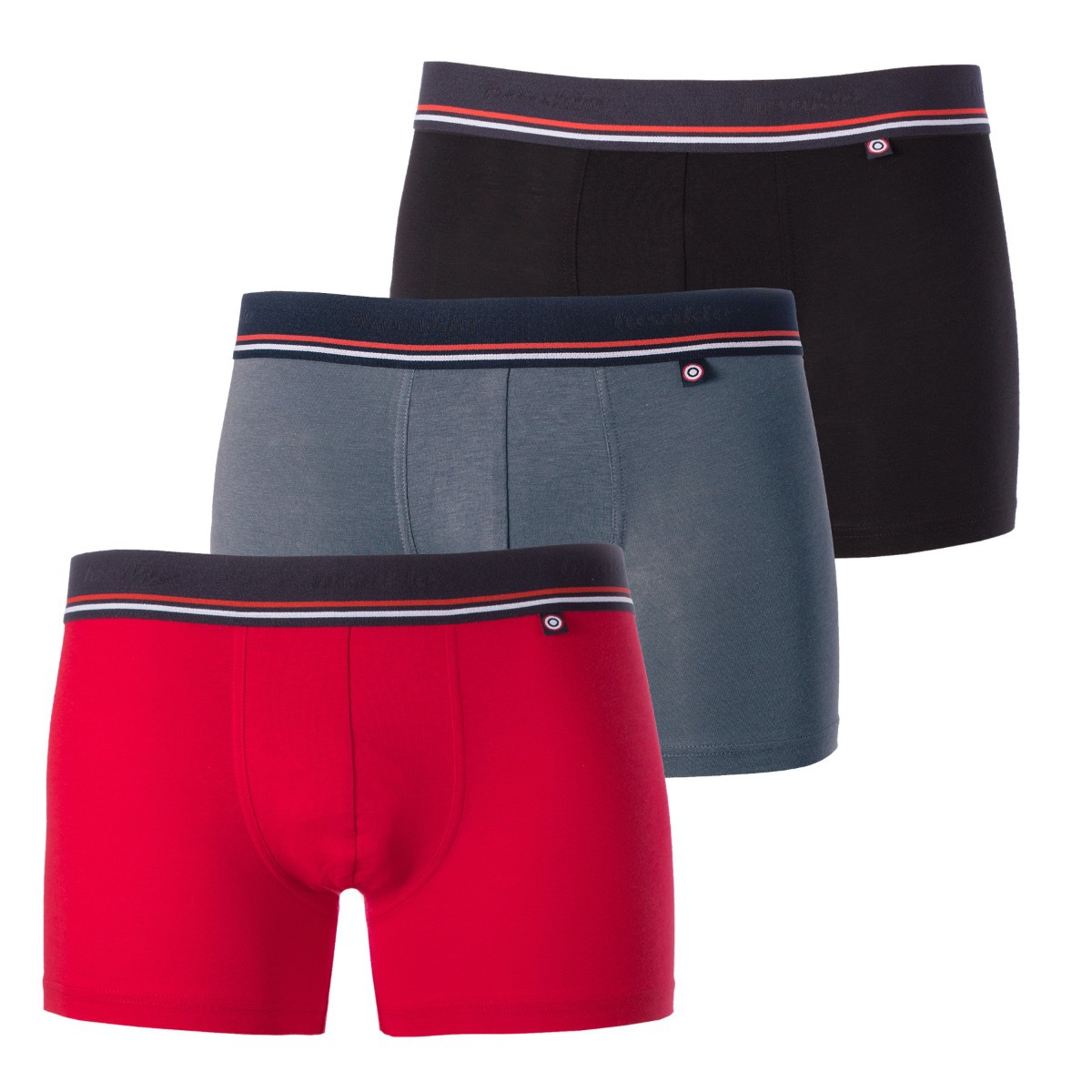 3-pack pánske boxerky Fusakle modal dlhé viacfarebné
