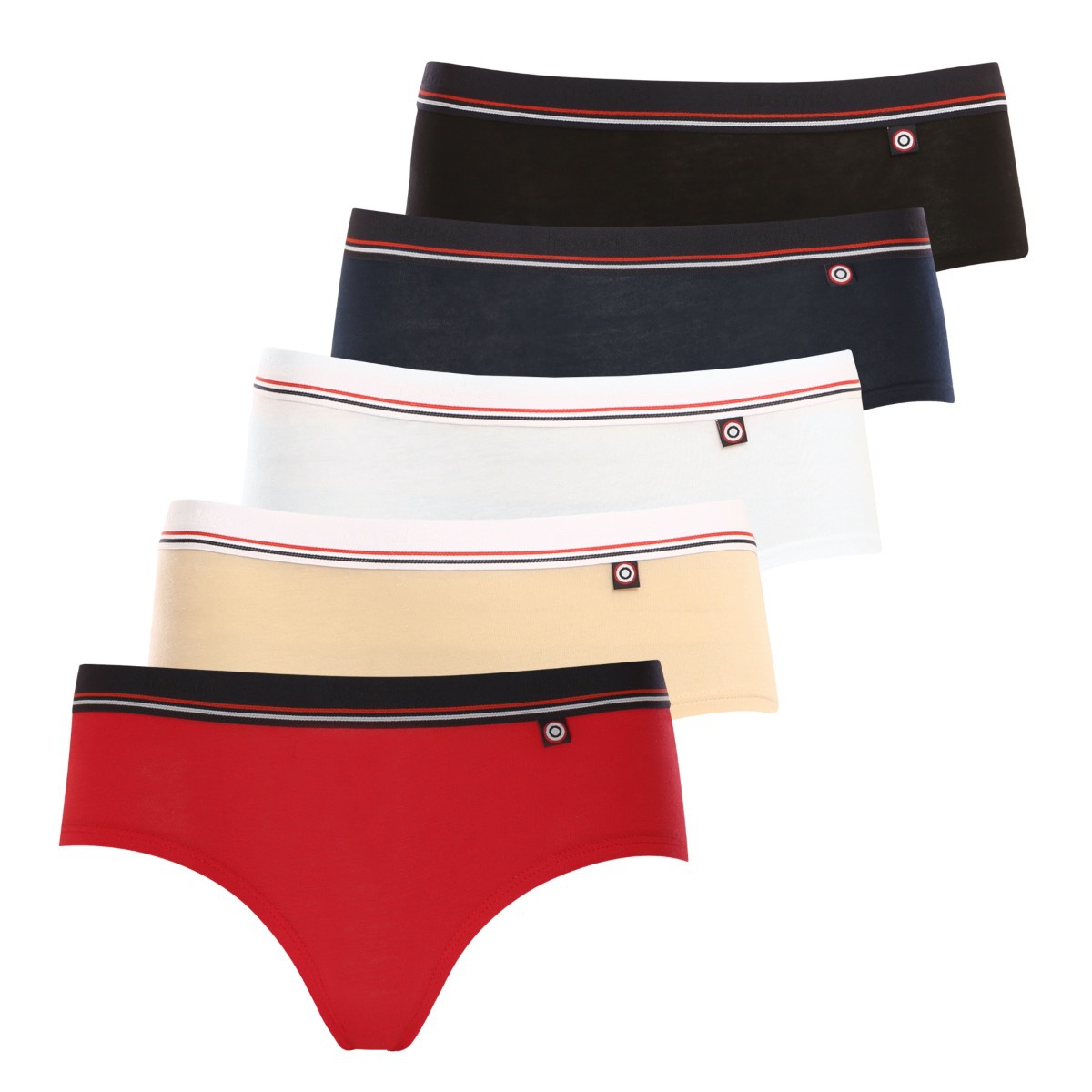 5-pack dámske hipsterky Fusakle modal viacfarebné