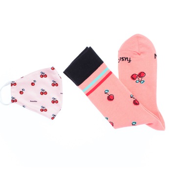 Set Čerešník rúško + ponožky