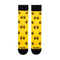 Ponožky Na zdravie žlté 