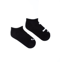 Detské členkové ponožky Smajlík čierne