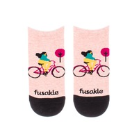 Členkové ponožky Cyklistka v meste