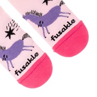Detské členkové ponožky Jednorožec ružový