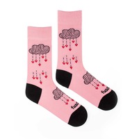 Ponožky Láska v oblakoch ružová