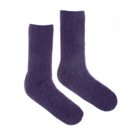 Vlnené ponožky Vlnáč Meriňák fialkový